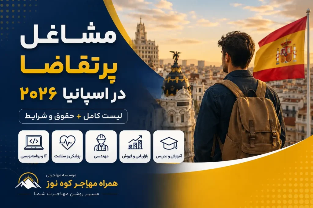 مشاغل پرتقاضا در اسپانیا