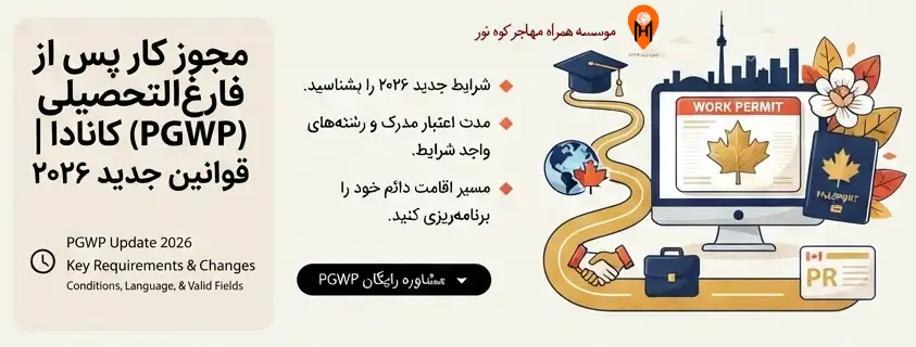مجوز کار پس از فارغ‌التحصیلی (PGWP) کانادا